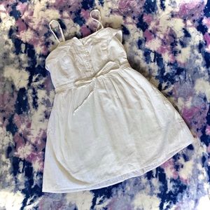 3 FOR $15! MOSSIMO | WHITE CAMISOLE BABYDOLL DRESS